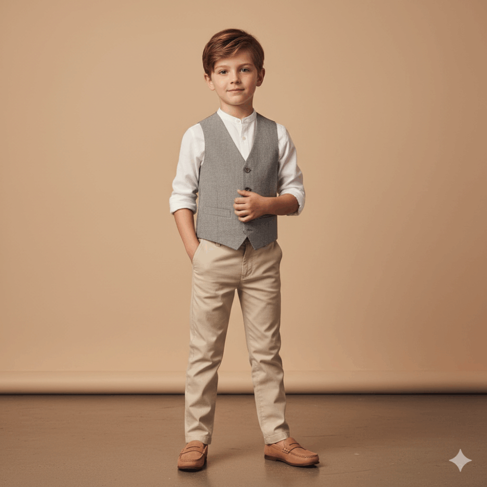 Conjunto de Ceremonia Infantil: "Elegancia Casual Junior"